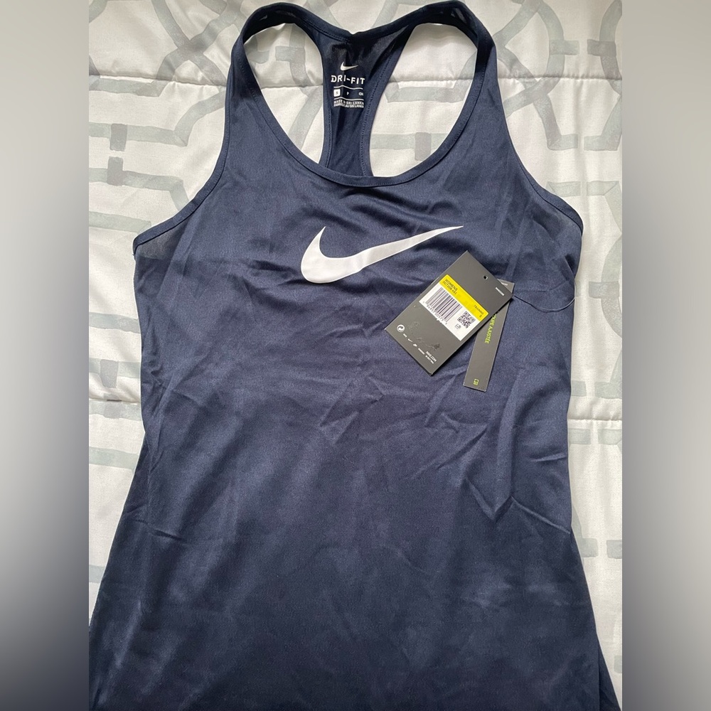 NAVY BLUE NIKE TANK TOP